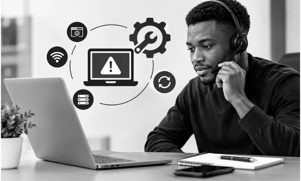 website Technical troubleshooting